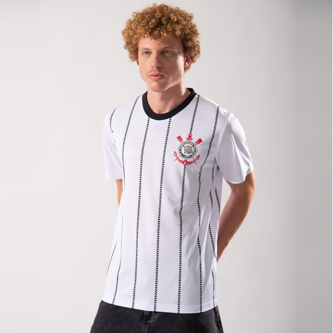 Camisa Corinthians Masculina POVO Braziline