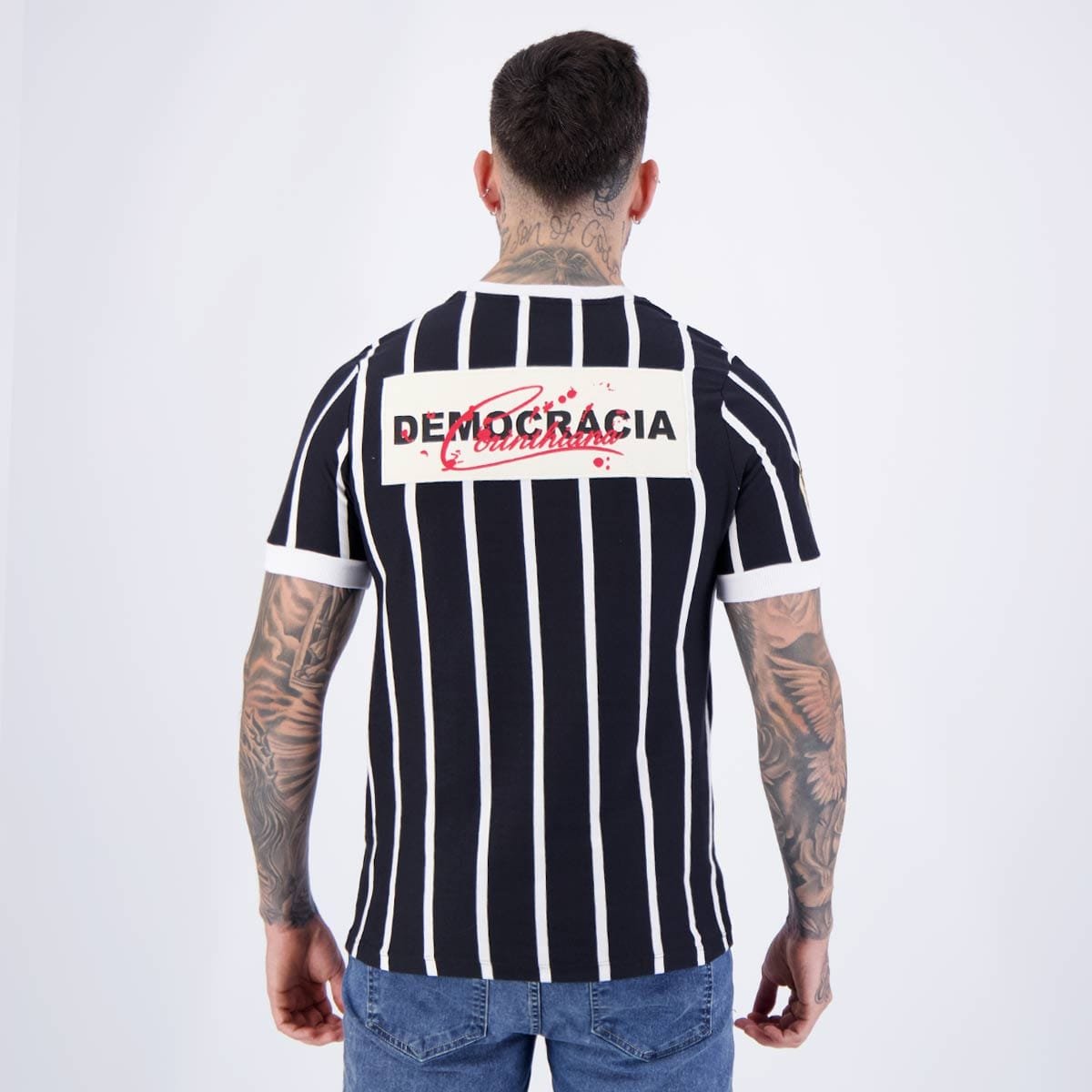 Camisa Corinthians Plus Size Masculina Listrada 31774