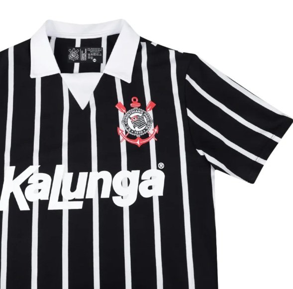 Camisa Corinthians Plus Size Masculina Listrada 32612