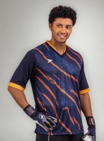 Camisa de Goleiro Poker Manga Curta Fenix 04452