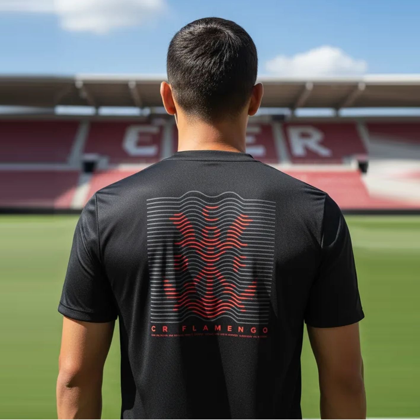 Camisa Flamengo Licenciada Oficial Masculina Braziline Waves