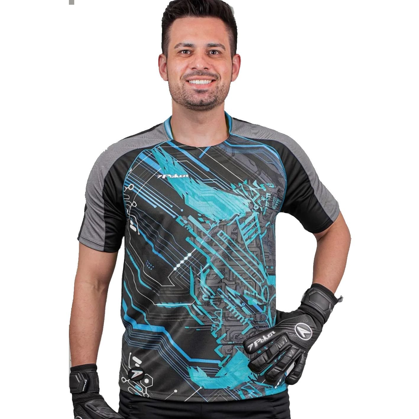Camisa Goleiro Masculina Poker M/C Sublimada Strength 04378