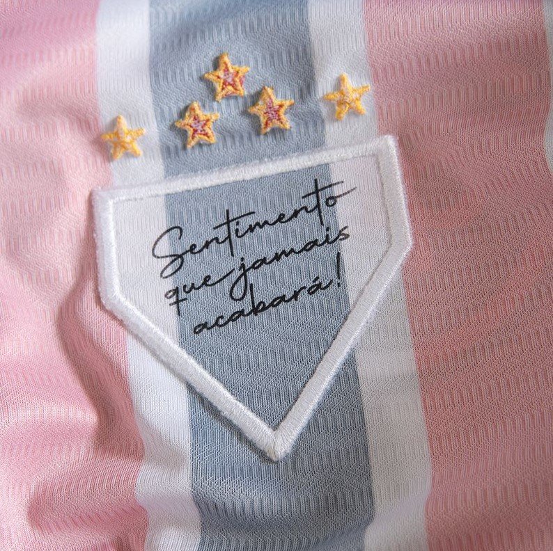 Camisa New Balance São Paulo II Feminina 2024 c/patrocinio WT830483