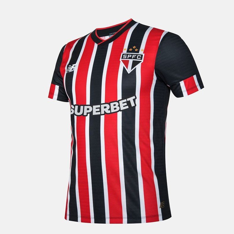 Camisa New Balance São Paulo II Masculina c/patrocinio 2024 MT830481
