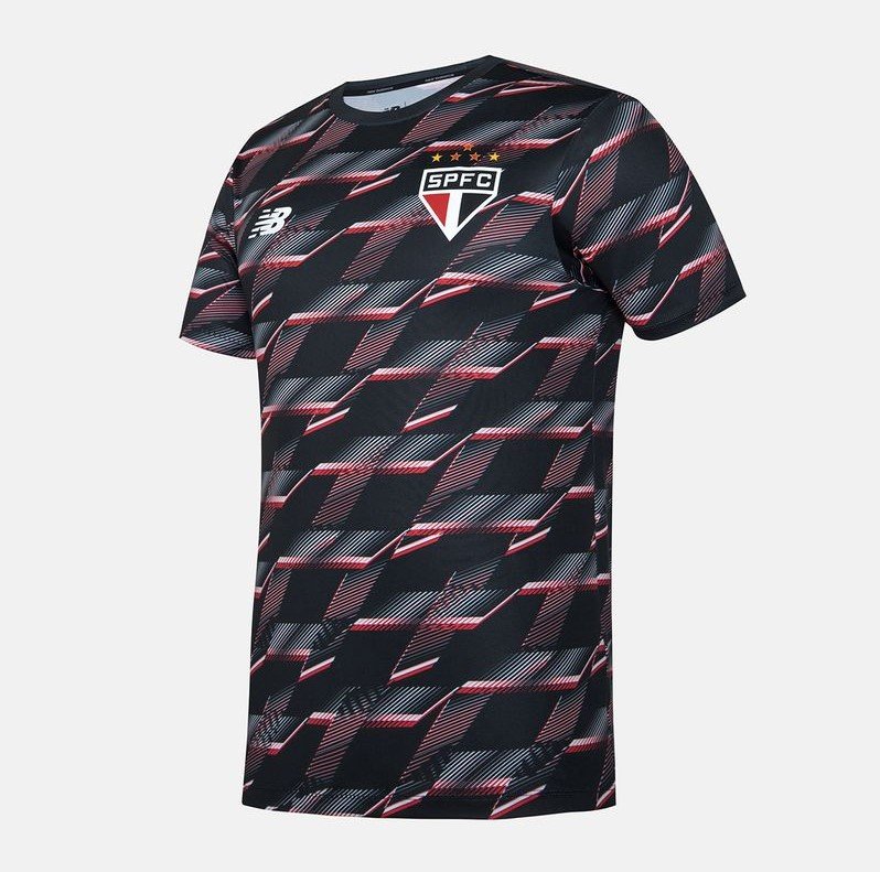 Camisa New Balance São Paulo Pré Jogo 2024 MT830459