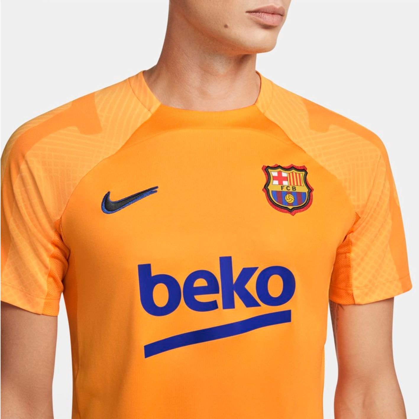 Camisa Nike Barcelona Strike Dri-fit Treino 21/22 Dh7707-837