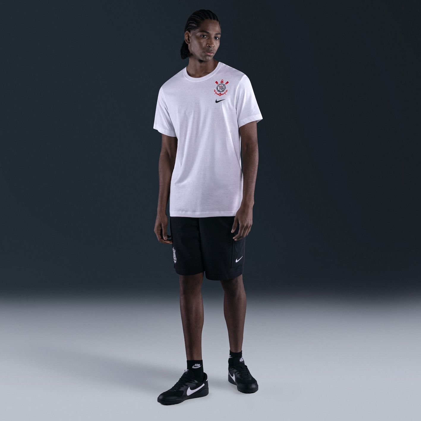 Camisa Nike Corinthians Masculina Crest HQ8399-010