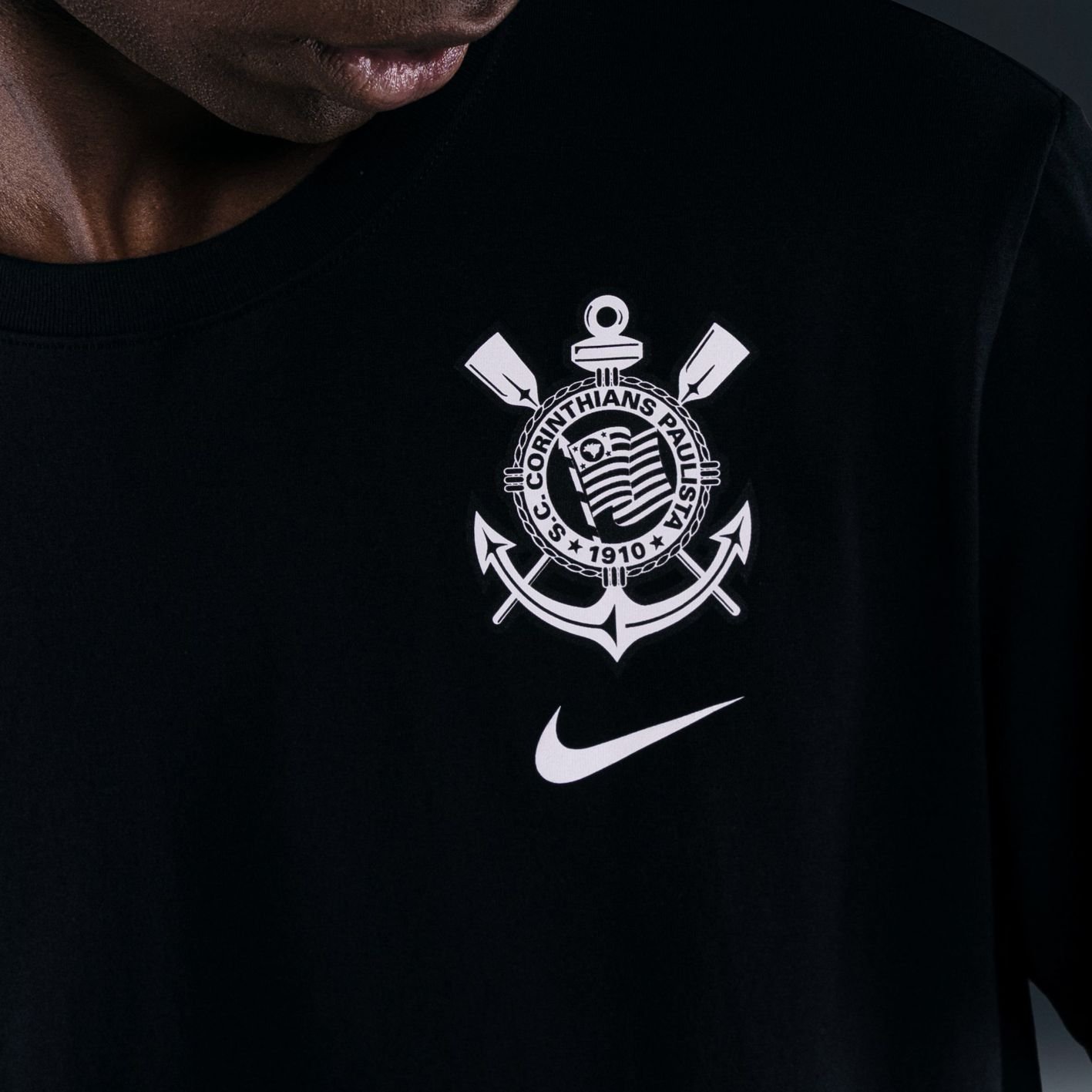 Camisa Nike Corinthians Masculina Crest HQ8399-010