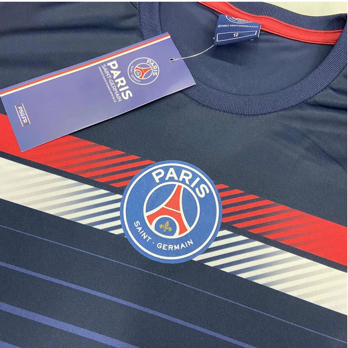 Camisa Paris Saint Germain Psg Torcedor Infantil Chalk
