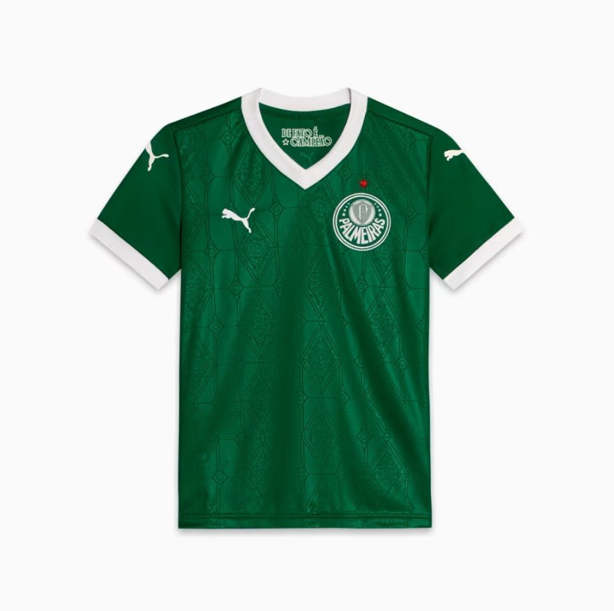 Camisa Palmeiras Infantil I Home 25/26 Puma 782441