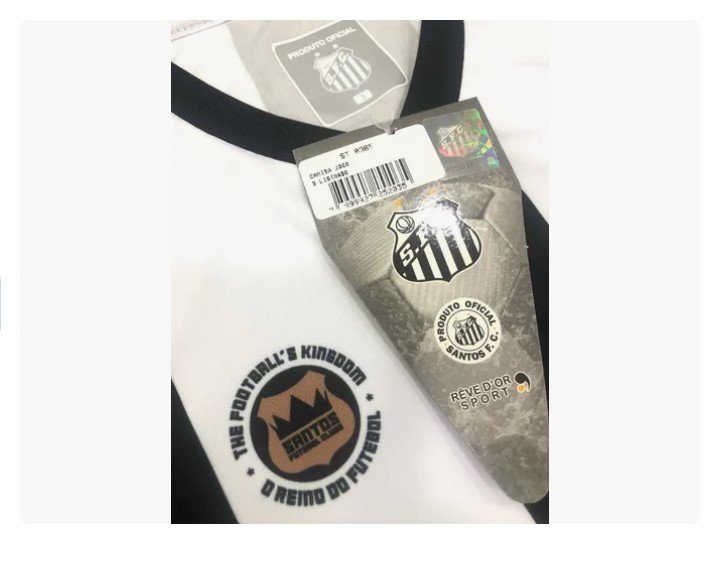 Camisa Santos Infantil Licenciada Oficial Revedor St0365