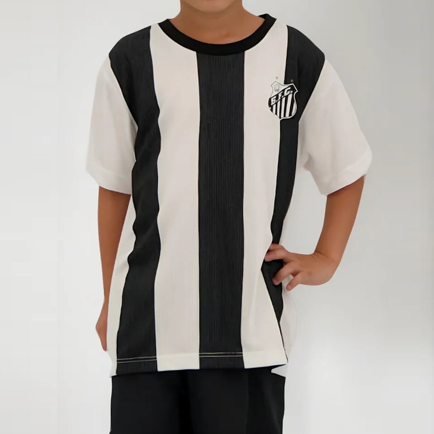 Camisa Santos Licenciada Infantil Braziline PROSPECTIVE