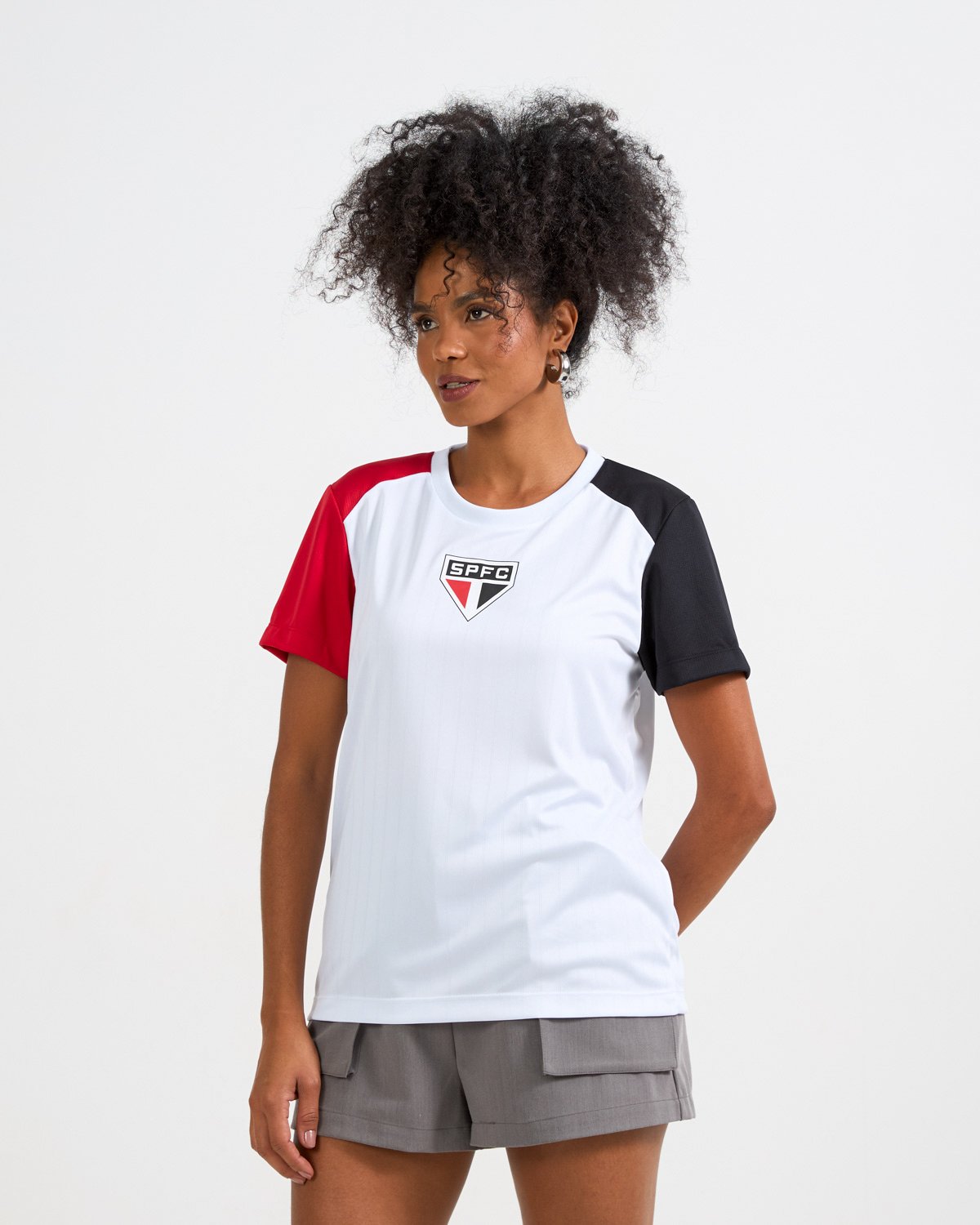 Camisa São Paulo Feminina ENTRELACO Braziline