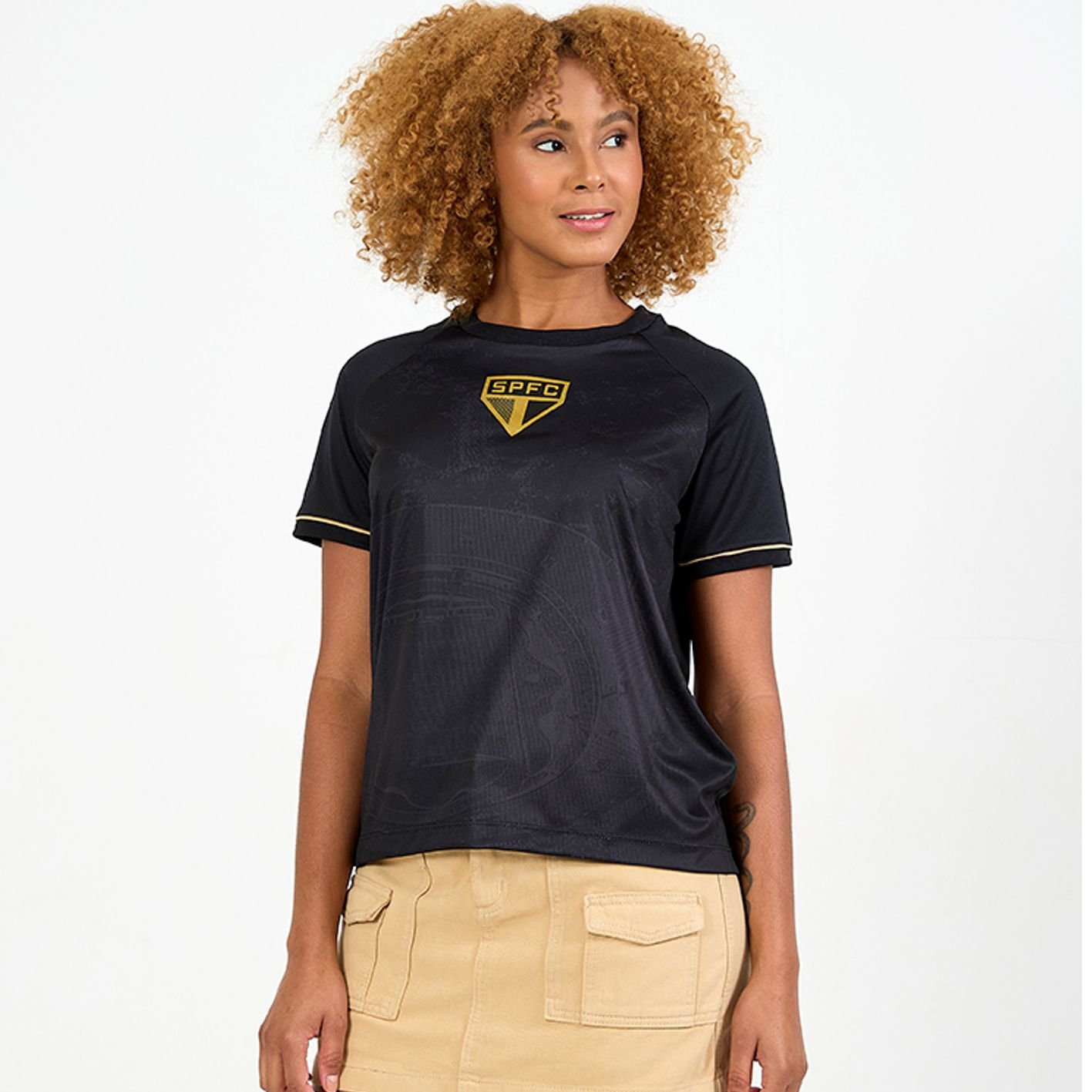 Camisa São Paulo Feminina FREQUENCIA Braziline