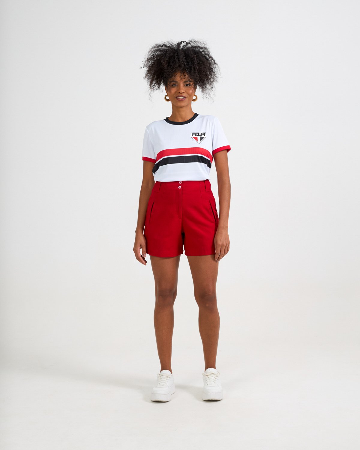 Camisa São Paulo Feminina TELA Braziline