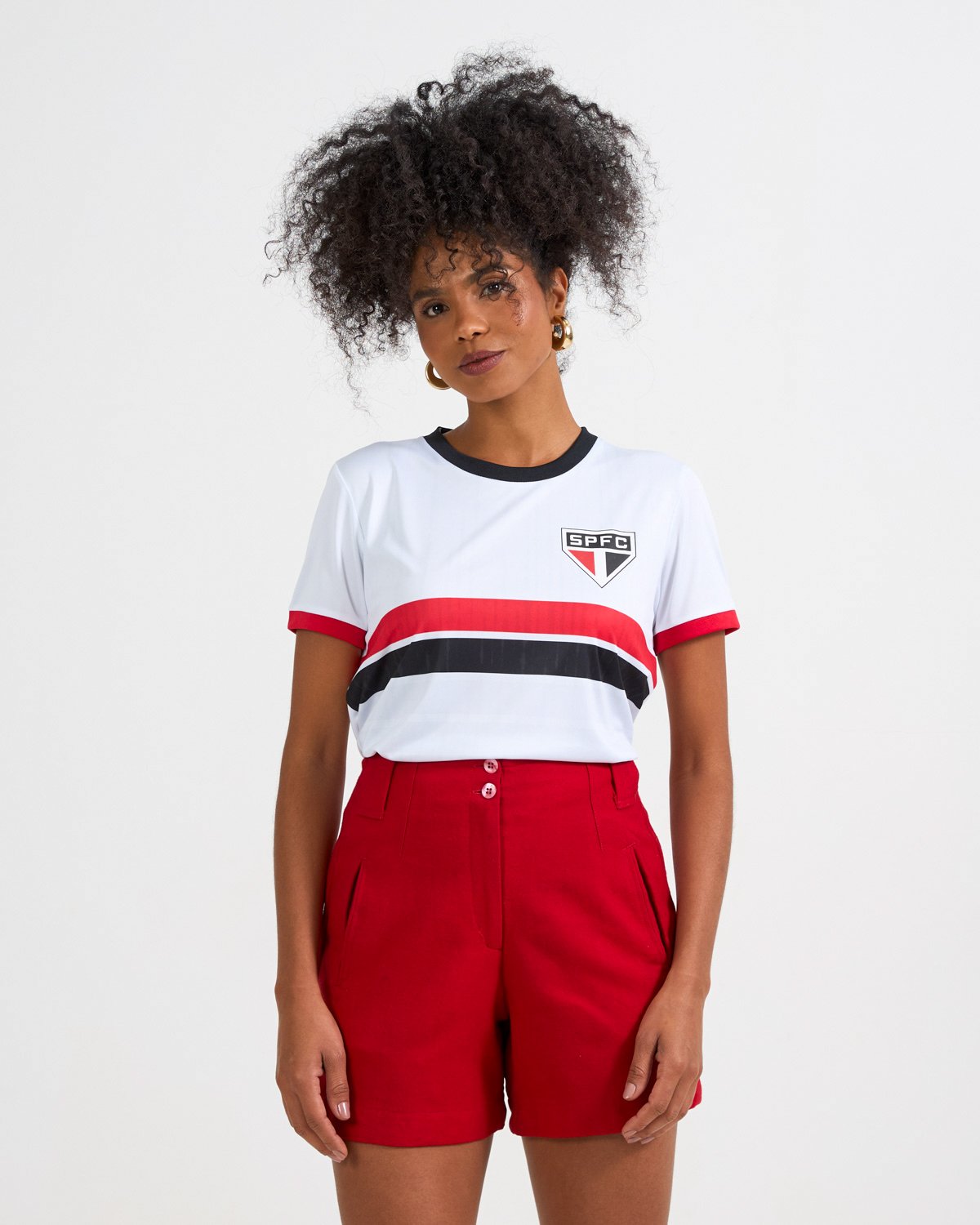 Camisa São Paulo Feminina TELA Braziline