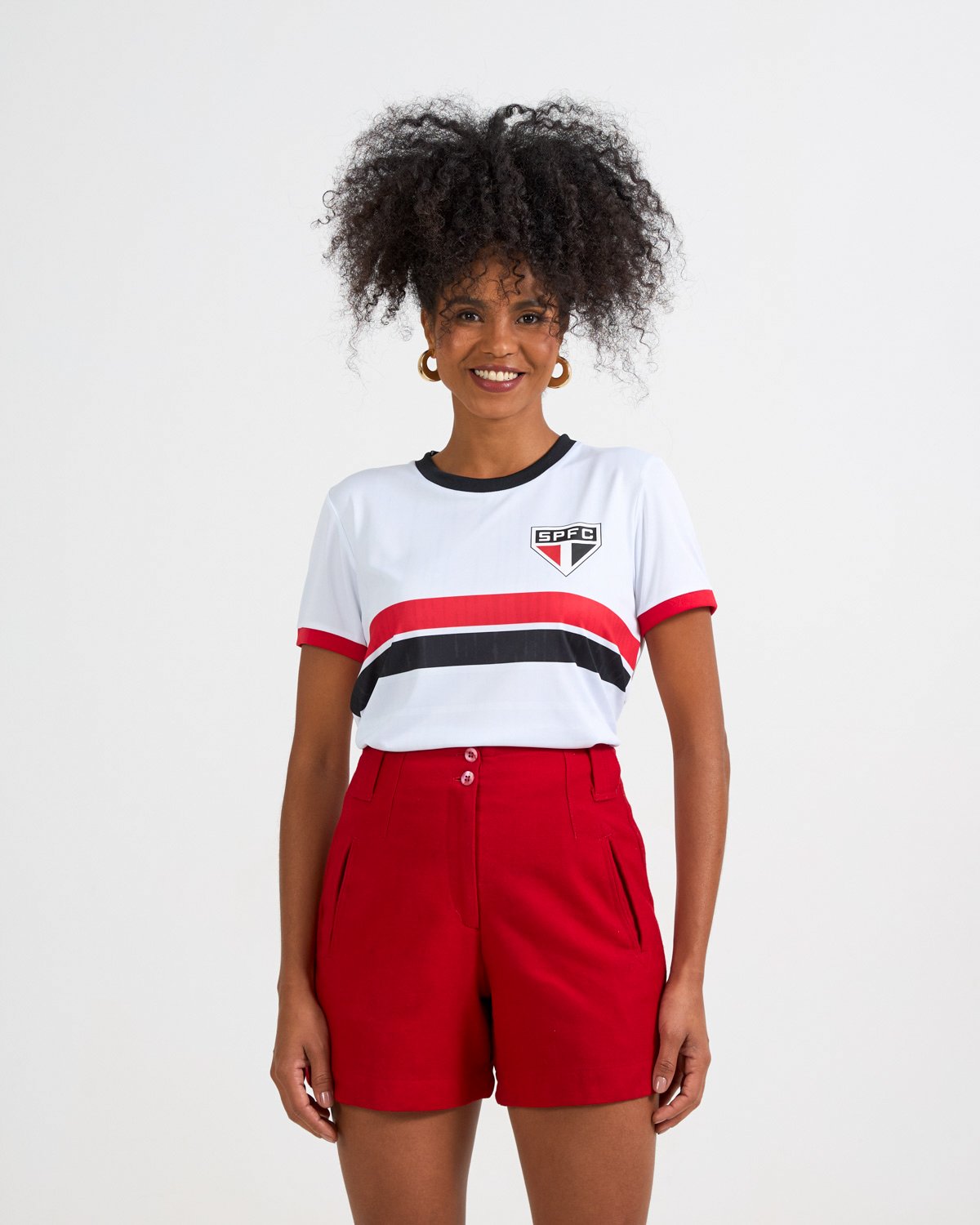 Camisa São Paulo Feminina TELA Braziline