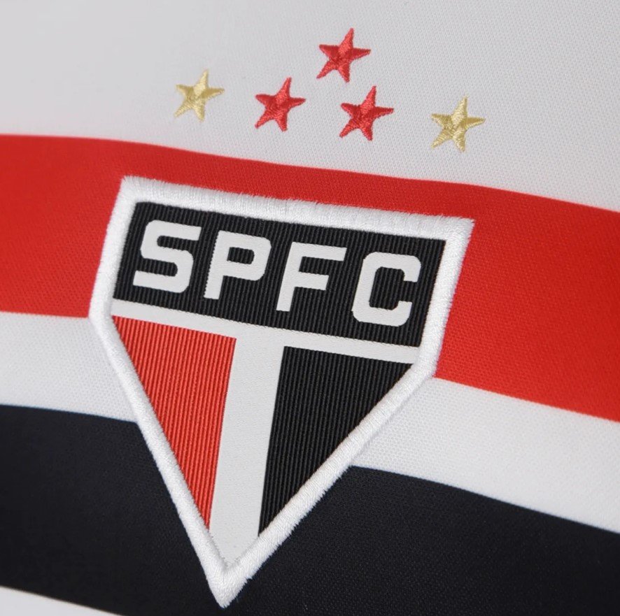 Camisa São Paulo I Feminina 2025 C/PATROCINIO New Balance WT831807