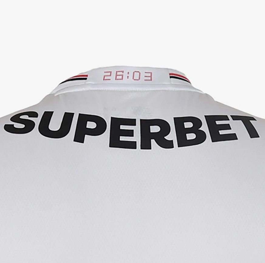 Camisa São Paulo I Feminina 2025 C/PATROCINIO New Balance WT831807