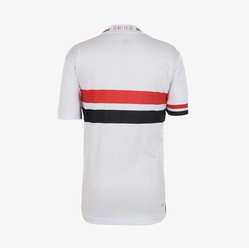 Camisa São Paulo I Juvenil New Balance 2025 c/Patrocinio JT831804