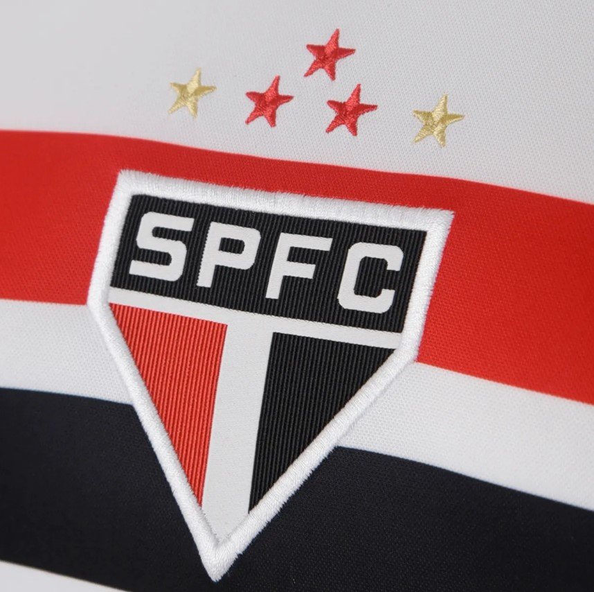 Camisa São Paulo I Juvenil New Balance 2025 c/Patrocinio JT831804