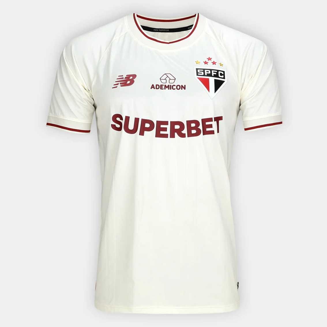 Camisa São Paulo III Masculina 2026 C/PATR. New Balance MT831892