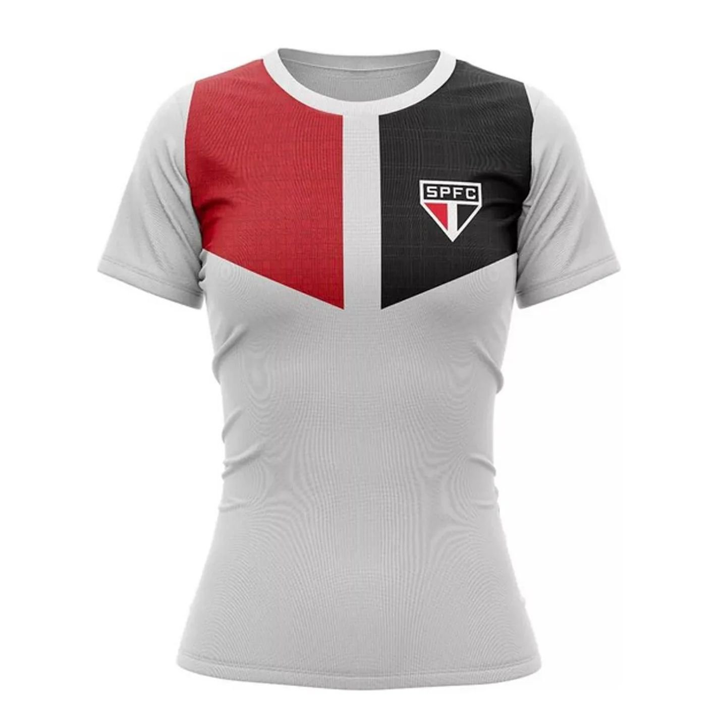 Camisa São Paulo Licenciada Feminina Braziline INTRICATE