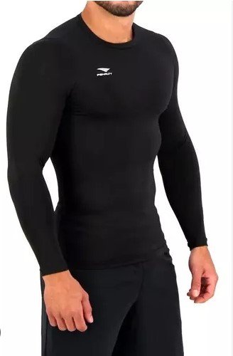 Camisa Térmica Penalty Matis X Uv Manga Longa 304075 Preto