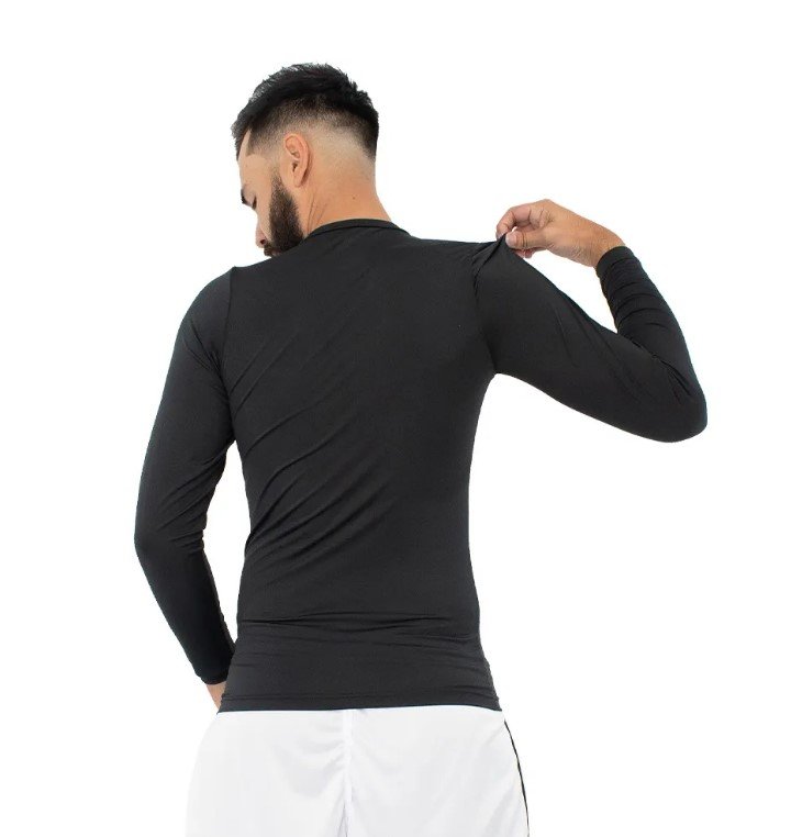 Camisa Térmica Penalty Matis X Uv Manga Longa 304075 Preto