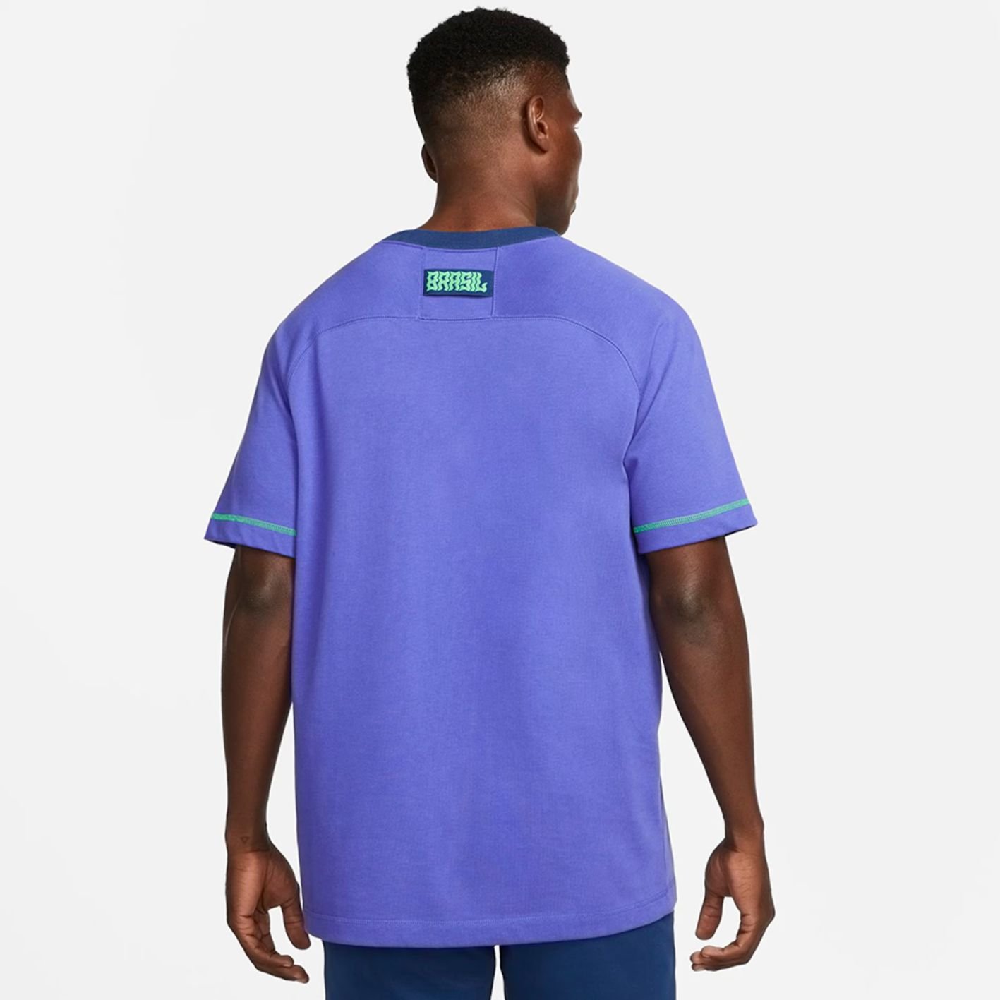 Camiseta Brasil Nike Viagem Travel Cbf Dn1058-431