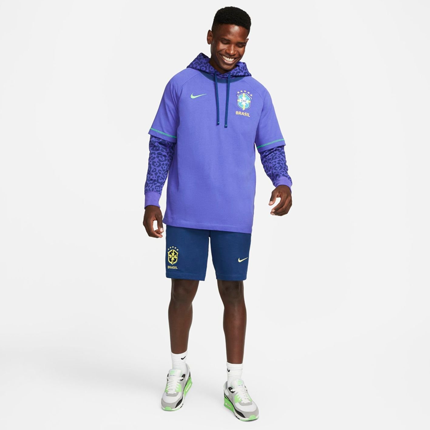 Camiseta Brasil Nike Viagem Travel Cbf Dn1058-431