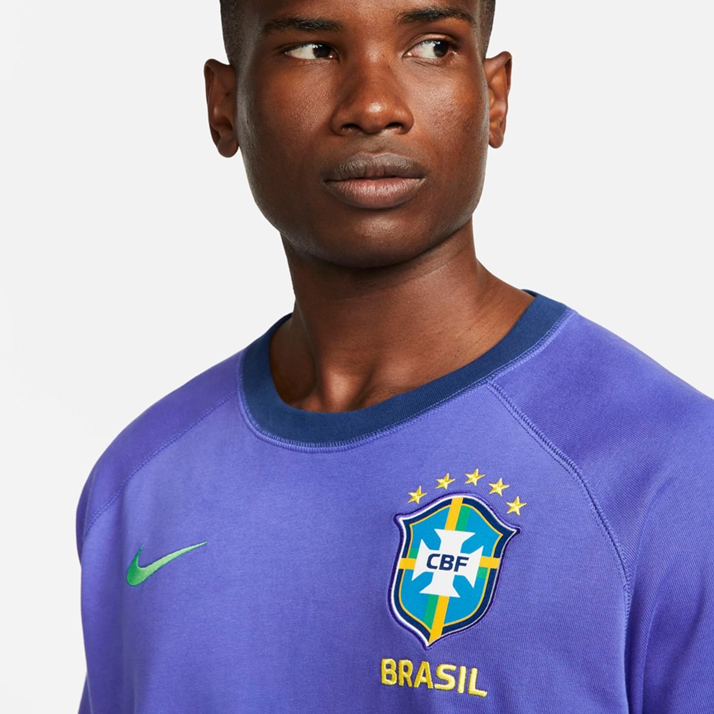 Camiseta Brasil Nike Viagem Travel Cbf Dn1058-431