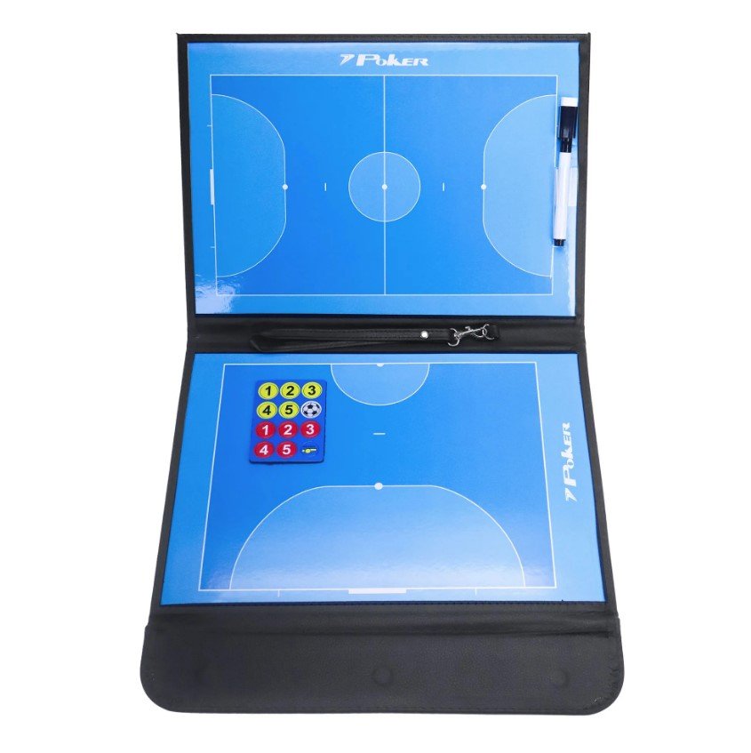 Prancheta Campo Tático com Imã e Caneta Futsal Poker 09168