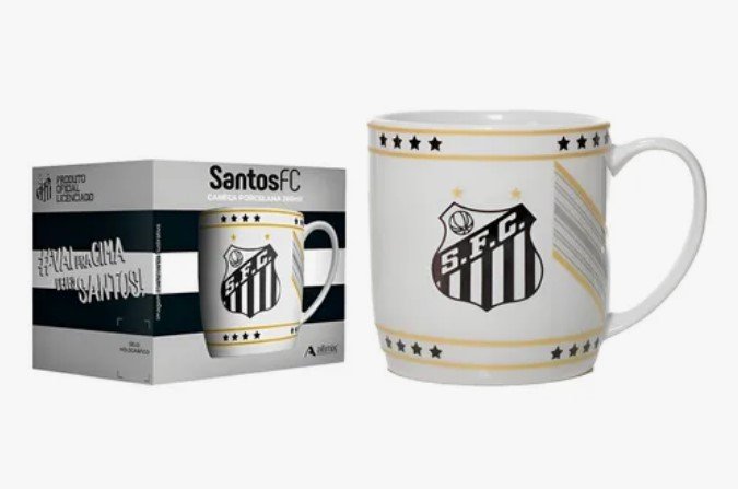 Caneca Porcelana Allmix 360 ml Times 44113