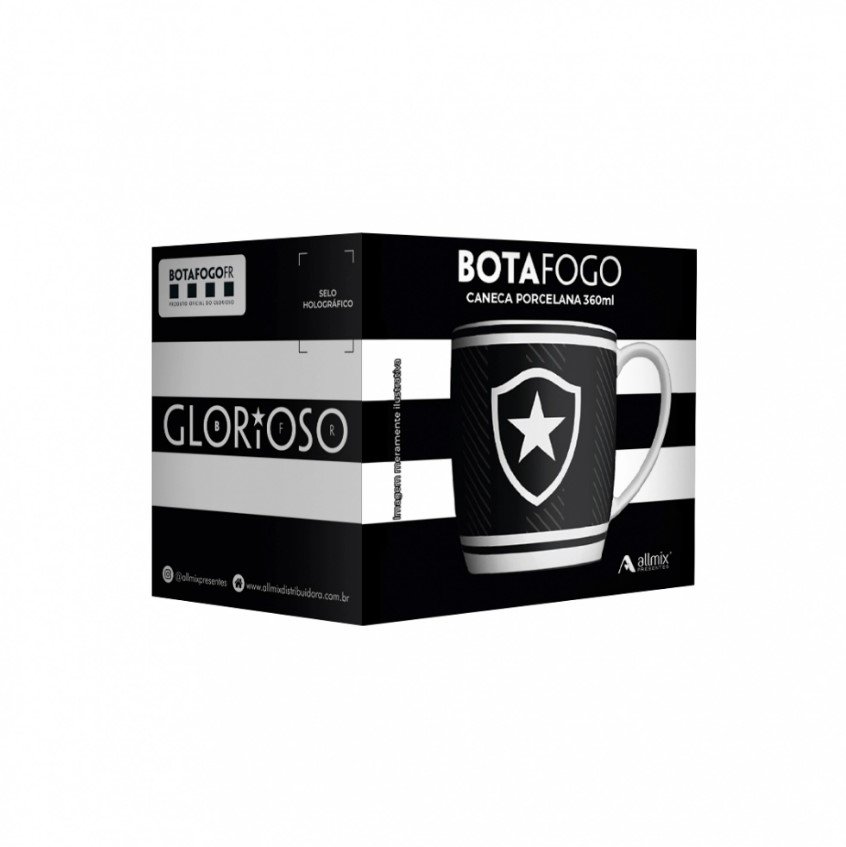 Caneca Porcelana Allmix 360 ml Times 44113