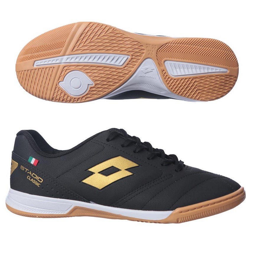 Chuteira Salão Futsal Lotto Stadio Classic Adulto 10602