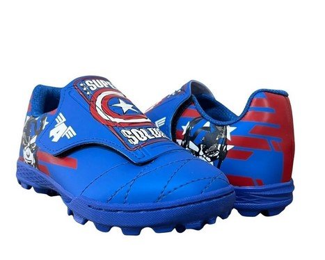Chuteira Society Dray Marvel Capitão América 4111 15.14.403