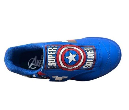 Chuteira Society Dray Marvel Capitão América 4111 15.14.403