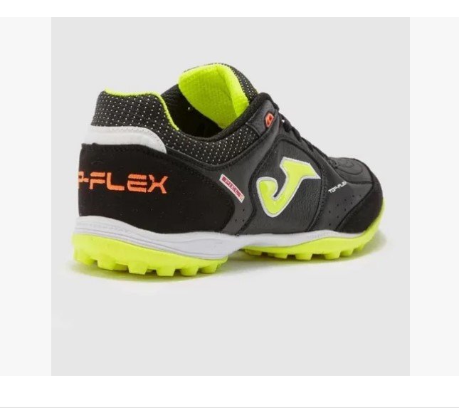 Chuteira Society Joma Top Flex Original Preto/limão