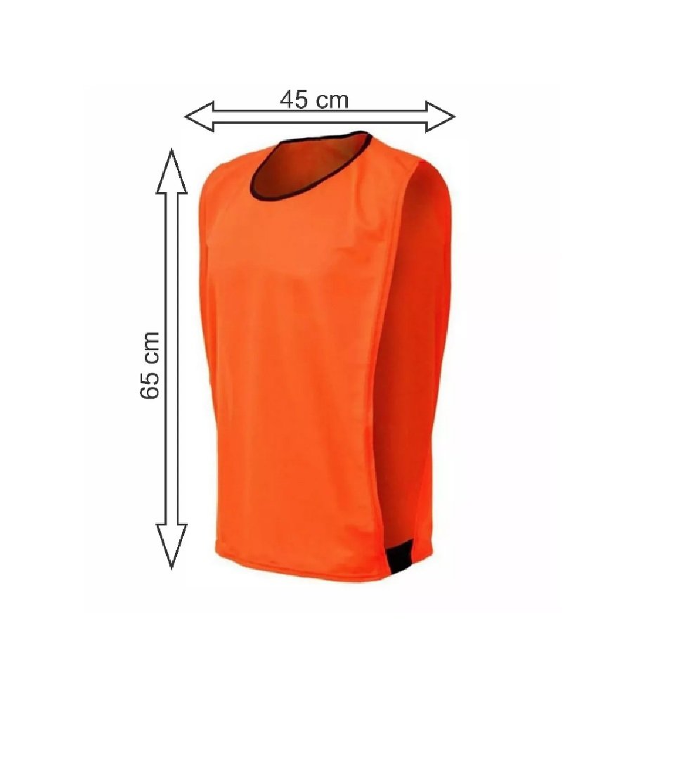 Colete Futebol Kit 10 Pçs Treino Esportivo Adulto