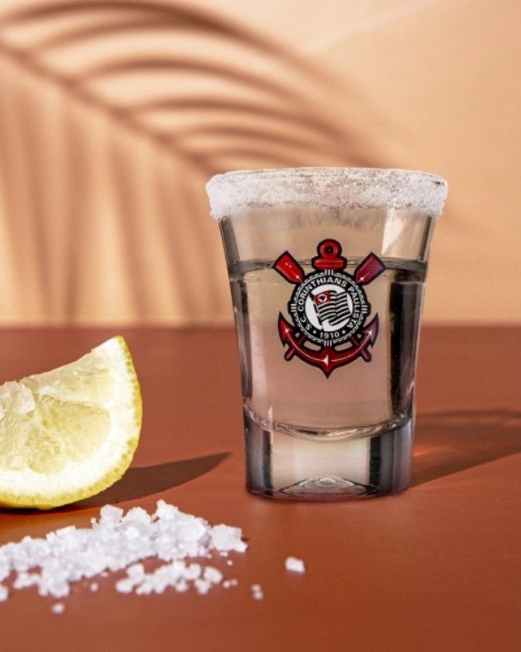 Copo Corinthians Shot 60ml Oficial Licenciado