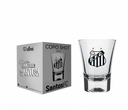 Copo Santos Shot 60ml Oficial Licenciado 2304037