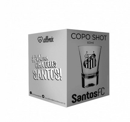 Copo Santos Shot 60ml Oficial Licenciado 2304037