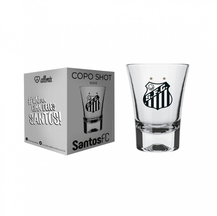 Copo Santos Shot 60ml Oficial Licenciado 2304037