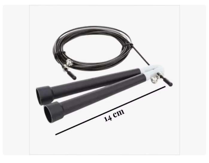 Corda Pular Academia Cabo de Aço Poker 09114