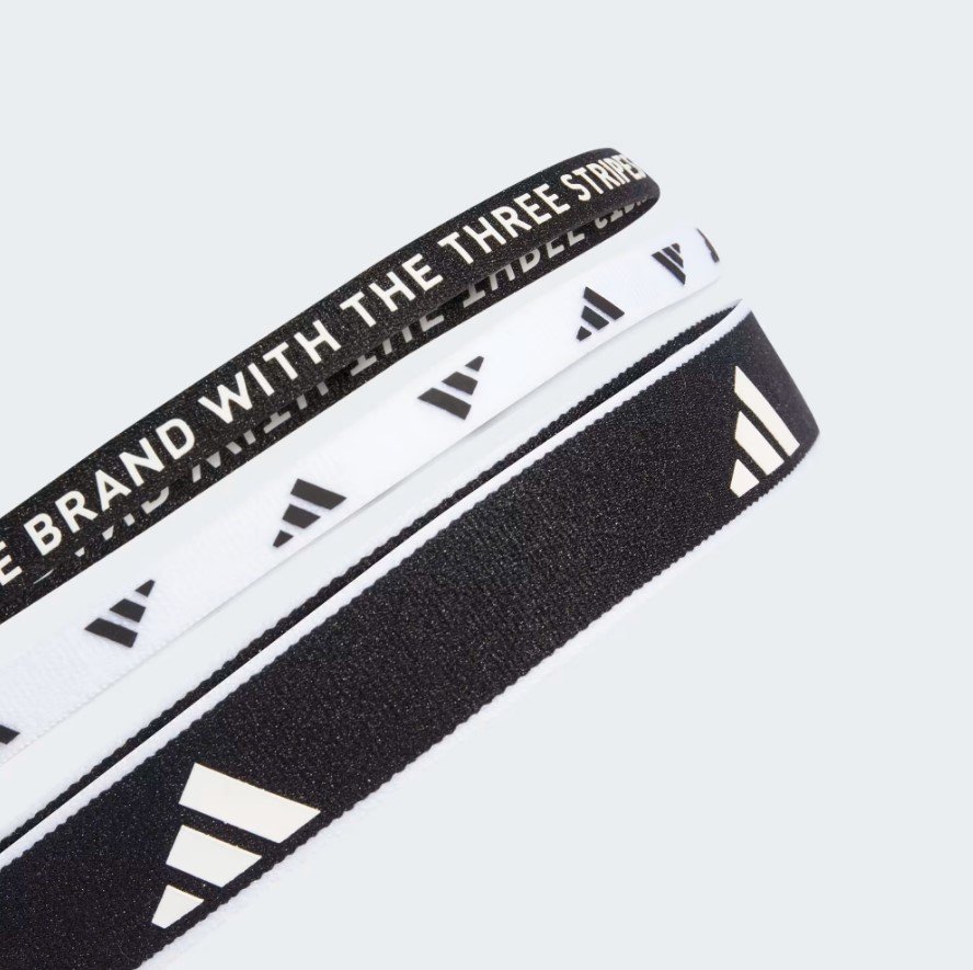 Faixa de Cabeça Adidas 3 peças Elástico IA3031