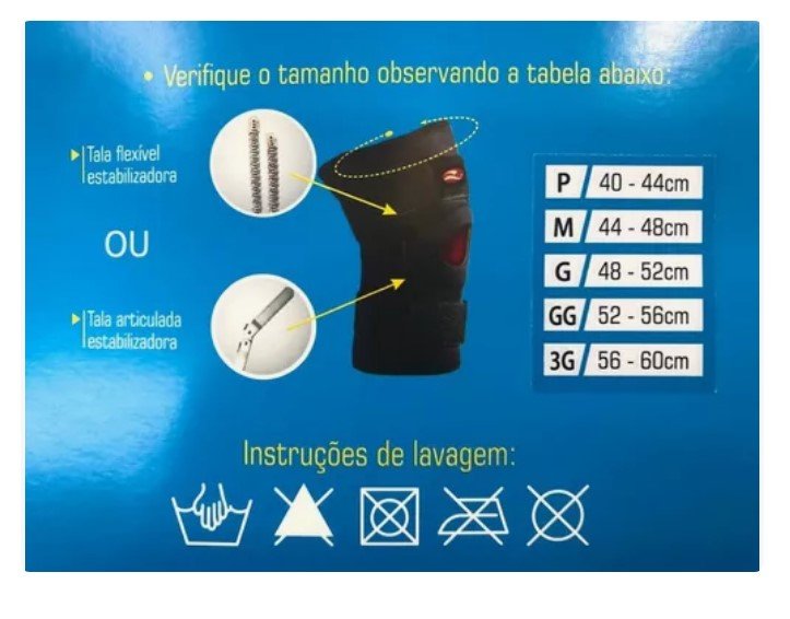 Joelheira Articulada Rotula E Ligamentos Realtex 0750