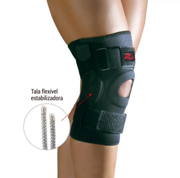 Joelheira Com Tala Flexível Realtex Ref. 0830