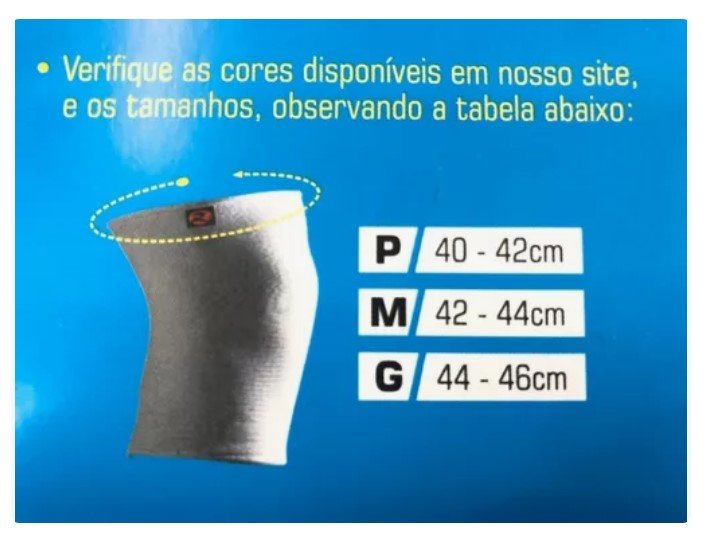 Joelheira Elástica Realtex Ref. 0120