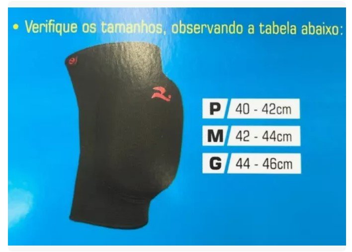 Joelheira Volei Realtex Ref. 0160